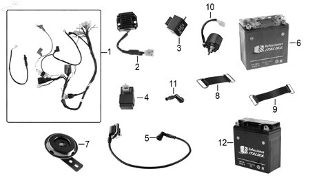 Diagrama Eléctrico Italika FT115 2018