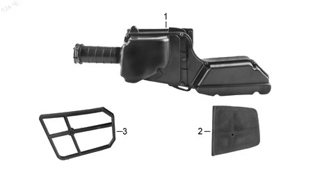 Diagrama Filtro de Aire y Sistema de Enfriamiento Italika FT115 2018
