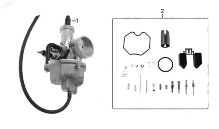 Diagrama Carburador Italika 125Z 2017