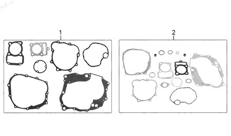 Diagrama Juntas para Motor Italika FT125TS 2017