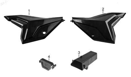 Diagrama Plásticos Italika FT150G 2023
