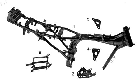 Diagrama Cuadro Italika FT150G 2016