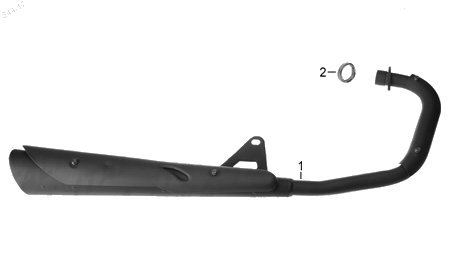 Diagrama Escape Italika FT150G NEGRA 2018