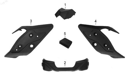 Diagrama Plásticos Italika FT150 GTI 2016