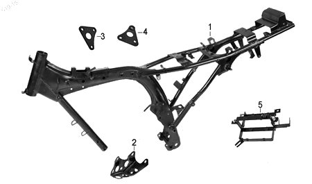 Diagrama Cuadro Italika FT150 GTI 2016
