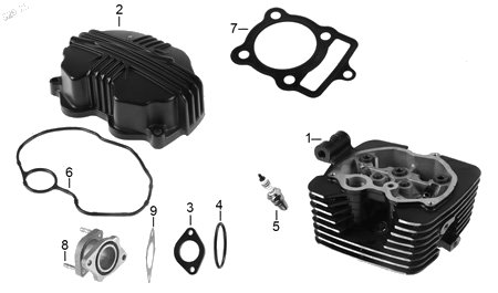 Diagrama Cabeza de Cilindro Italika FT150 2026