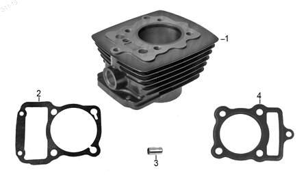Diagrama Cilindro Italika RC150 2016