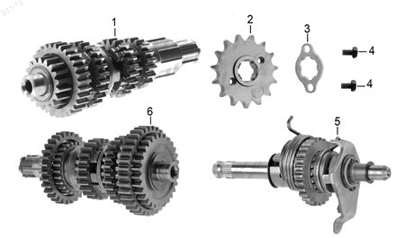 Diagrama Transmisión Italika RC150 2016