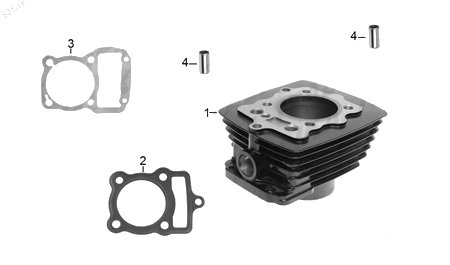 Diagrama Cilindro Italika RC150 GT 2015