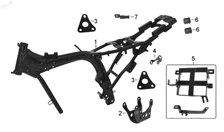 Diagrama Cuadro Italika FT180 TS 2020