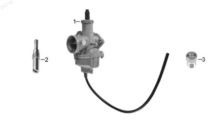 Diagrama Carburador Italika FT250 GTS 2025