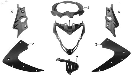 Diagrama Plásticos Italika FT250 TS 2016