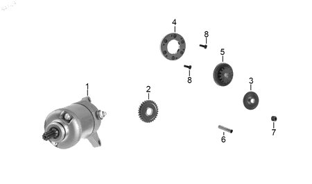 Diagrama Arranque para moto Hero HUNK 160 R 2025 — refacciones compatibles