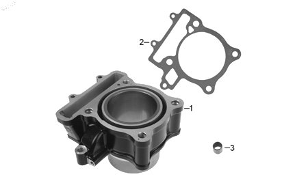 Diagrama Cilindro — Cilindro para moto Hero HUNK 250 2026-2027