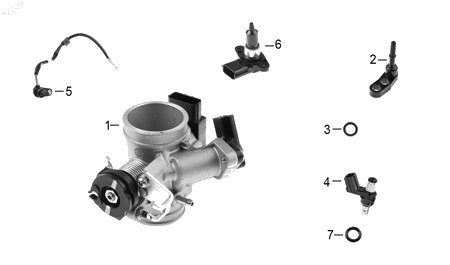 Diagrama Carburador para moto Hero HUNK XTREME 160 R 2025 — refacciones compatibles
