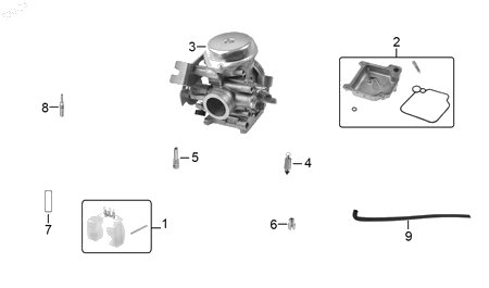 Diagrama Carburador — Esprea ALTA#115 para moto Hero IGNITOR 125 2022-2024