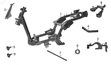 Diagrama Cuadro Italika MODENA125 2022