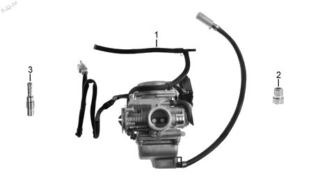 Diagrama Carburador Italika MODENA175 2018