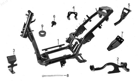 Diagrama Cuadro Italika MODENA150 2019