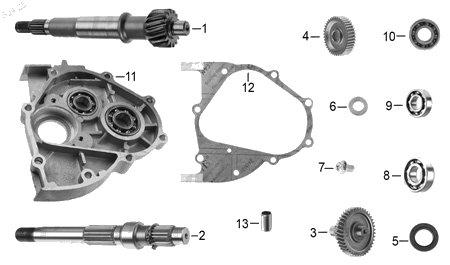 Diagrama Transmisión Italika D150 2026