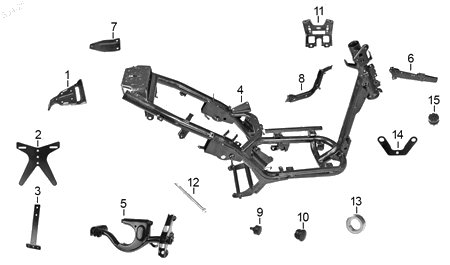 Diagrama Cuadro Italika MODENA175 GPS 2026