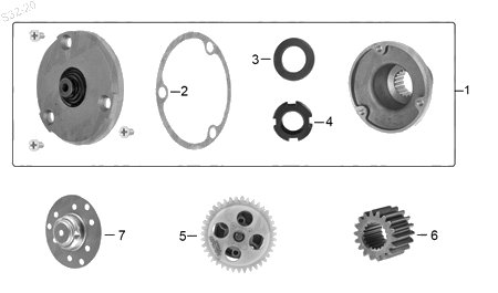 Diagrama Bomba de Aceite Italika DT125 2016