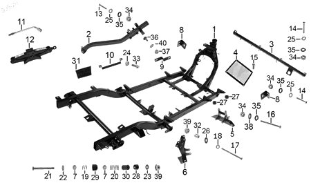Diagrama Cuadro Italika PASSENGER 2021