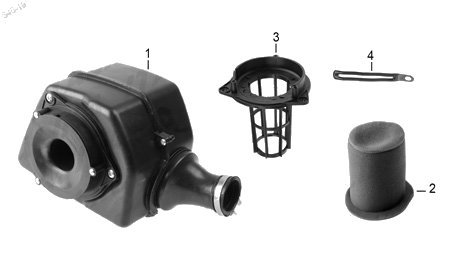 Diagrama Filtro de Aire y Sistema de Enfriamiento Italika RC125 2022