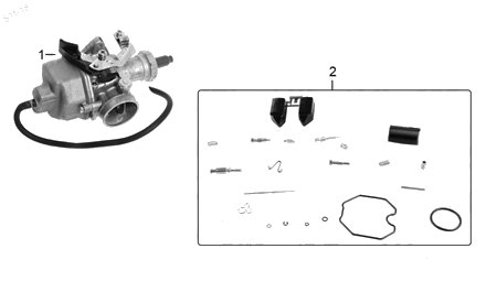 Diagrama Carburador Italika RC150 2017