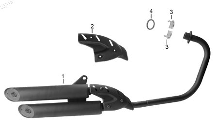 Diagrama Escape Italika RC150 GT 2015