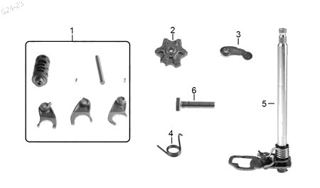 Diagrama Tambor Selector Italika RC250 2024