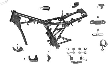 Diagrama Cuadro Italika RC200 2019