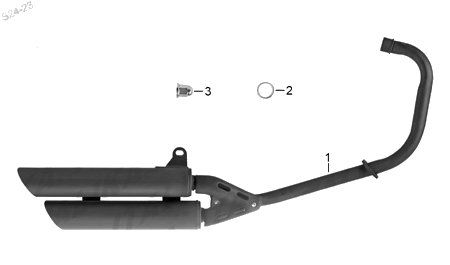 Diagrama Escape Italika RC250 2024