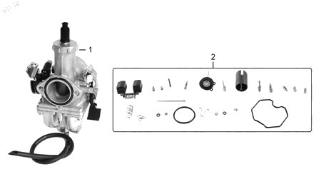 Diagrama Carburador Italika TC250 2015