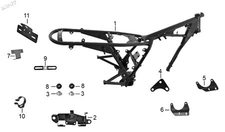 Diagrama Cuadro Italika SPTFIRE 250 2023