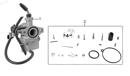 Diagrama Carburador Italika ST90 2017