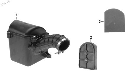 Diagrama Filtro de Aire y Sistema de Enfriamiento Italika TC250 2015