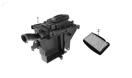 Diagrama Filtro de Aire y Sistema de Enfriamiento Italika TC200 NEGRA 2020