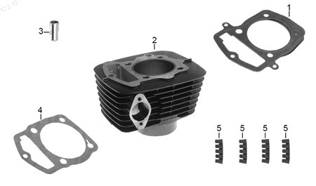 Diagrama Cilindro Italika TC250 2015