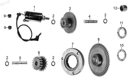 Diagrama Arranque Italika TC250 2021