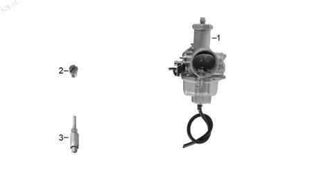 Diagrama Carburador Italika TC300 2025