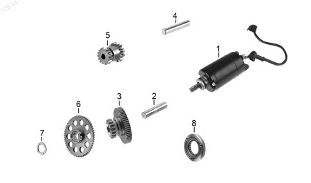 Diagrama Arranque Italika TC300 2025