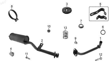 Diagrama Escape Italika TITAN 2016