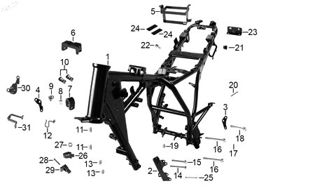 Diagrama Cuadro — Tornillo 10X113 para moto Benelli TNT 15 2023