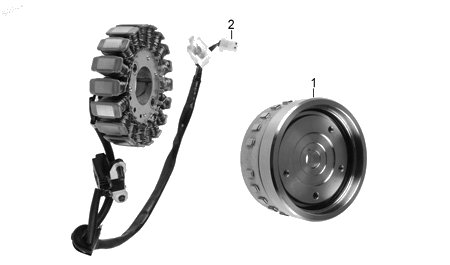 Diagrama Generador para moto Benelli TNT 150I 2023 — refacciones compatibles