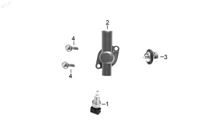 Diagrama Sistema Refrigerante para moto Benelli TNT 25N 2023 — refacciones compatibles