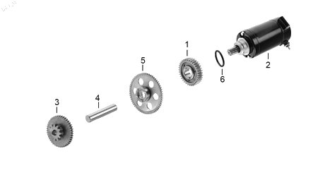 Diagrama Arranque — Engrane Accionador Balanceador para moto Benelli 302S TRK 502 2025-2026
