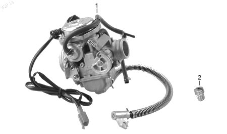 Diagrama Carburador Italika VITALIA125 2016