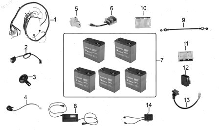 Diagrama Eléctrico Italika VOLTIUM CITY 2017