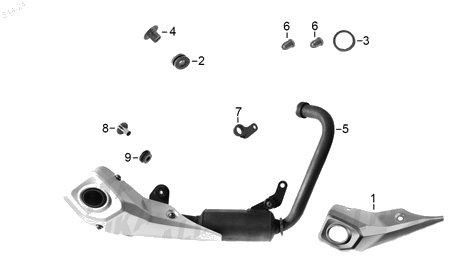 Diagrama Escape Italika VORT-X 300 2017